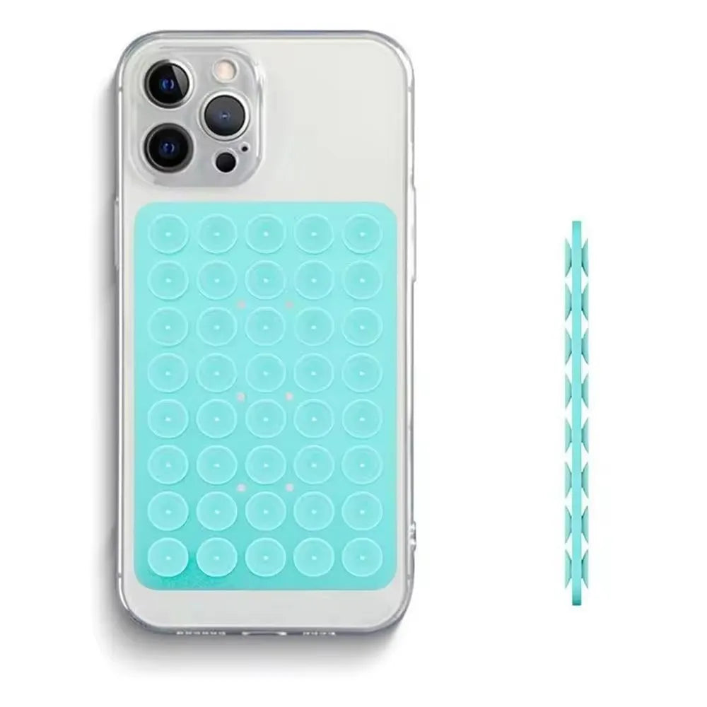 Double Sided Silicone Suction Cup Phone Case Detachable Stand for Hands-Free Selfies and Videos Just Use for Smooth Glass