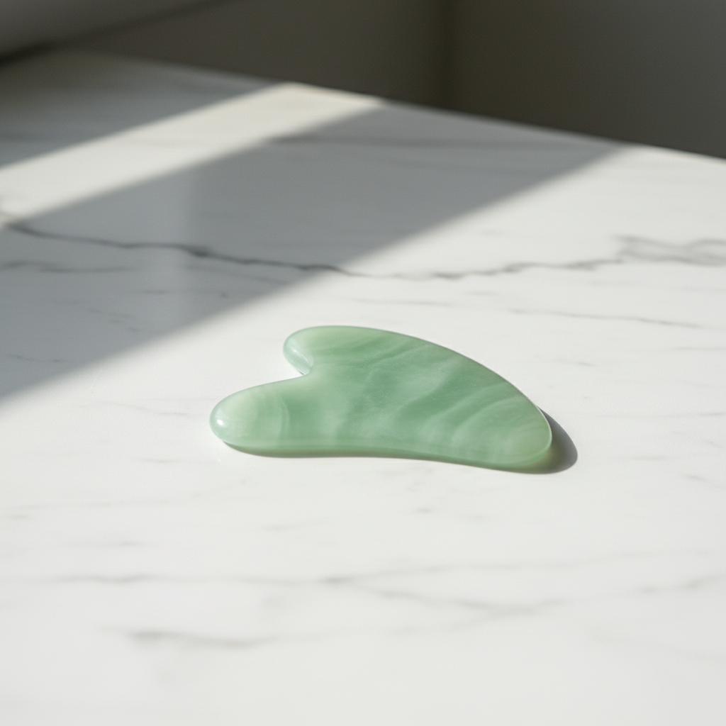 Resin Gua Sha Massage Board – Full Face Sculpting & Lymphatic Tool